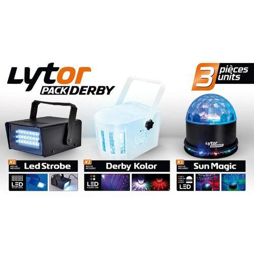 Pack de 3 jeux de lumières à LEDS LYTOR DERBY