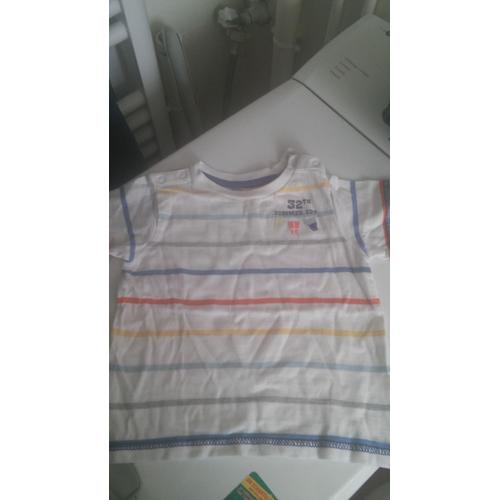 T-Shirt Autre Ton Coton 9 Mois Multicolore 