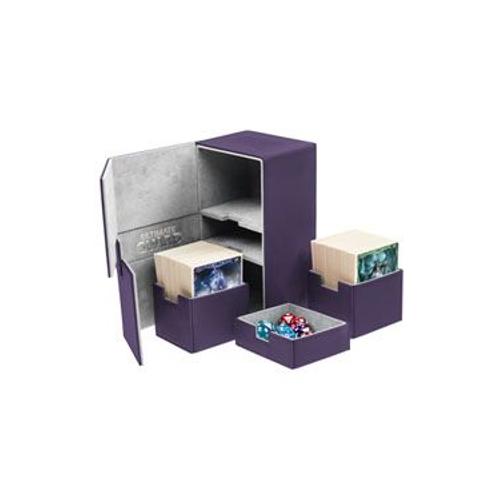 Ultimate Guard Boîte Pour Cartes Twin Flip¿N¿Tray Deck Case 200+ Taille Standard Xenoskin Violet