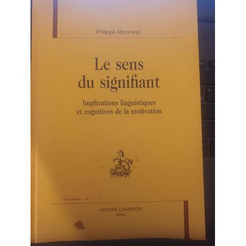 Philippe Monneret Le Sens Du Signifiant.