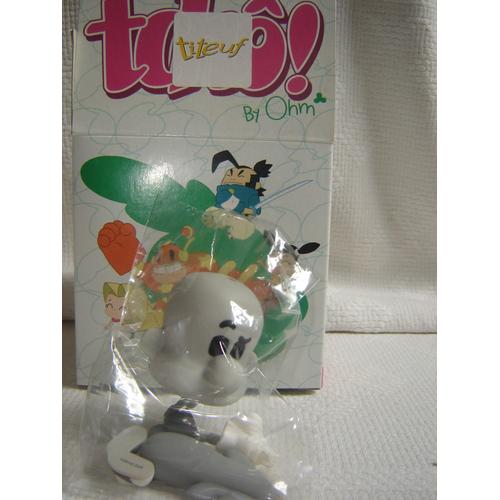 Muttpop - Design Artoy Figurine Tcho  Titeuf Noir Blanc Gris - Glénat 