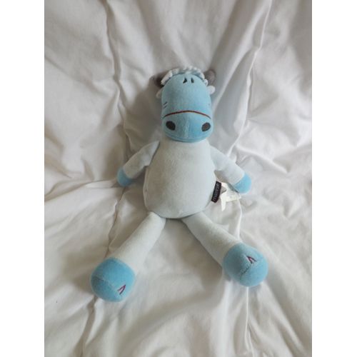 Doudou Vache Bleu Marese