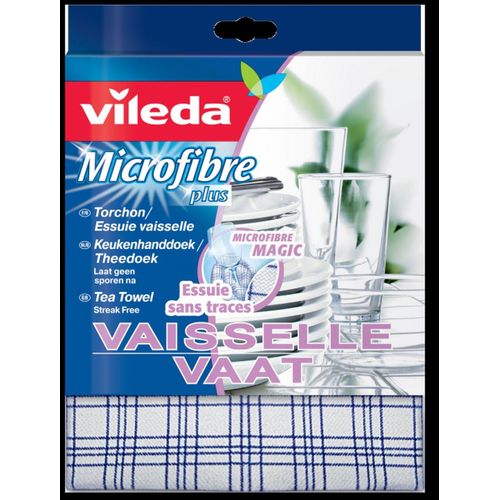 VILEDA Torchon Vaisselle en microfibre