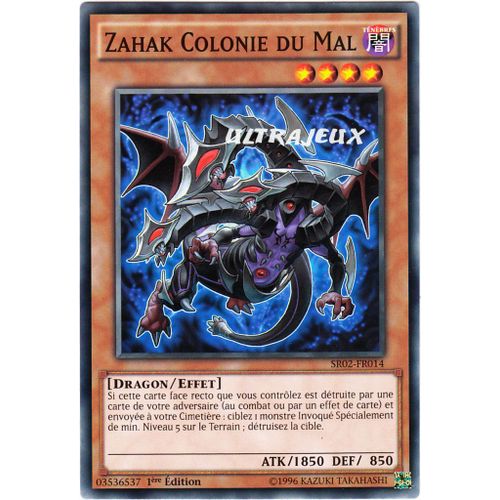Yu-Gi-Oh! - Sr02-Fr014 - Zahak Colonie Du Mal - Commune