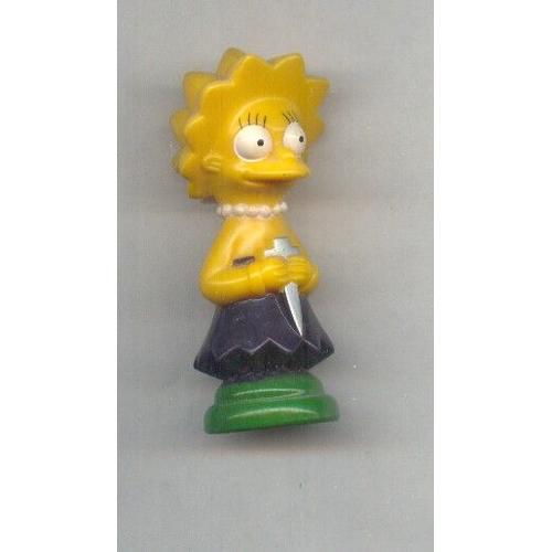 Figurine : Les Simpson , Matt Groening :Piece D'echiquier , Echec : Lisa Verte