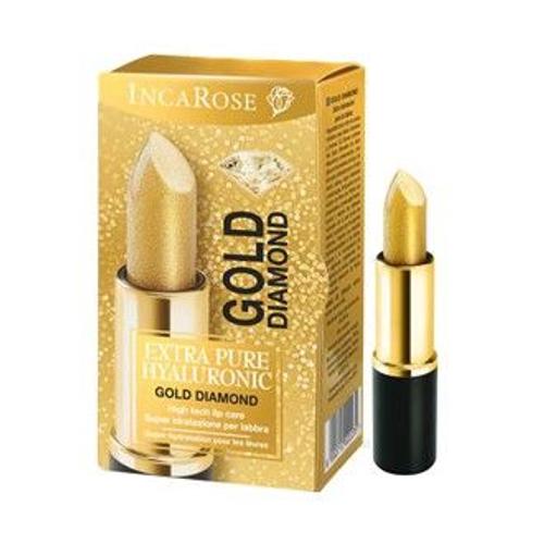 Inca Rose Stick Lèvres Diamond Gold 4ml 