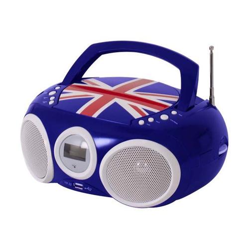 BigBen CD32 Union Jack - Boombox - bleu