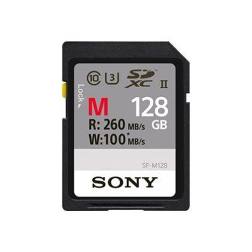 Sony SF-M Series SF-M128 - Carte mémoire flash - 128 Go - UHS Class 3 / Class10 - SDXC UHS-II