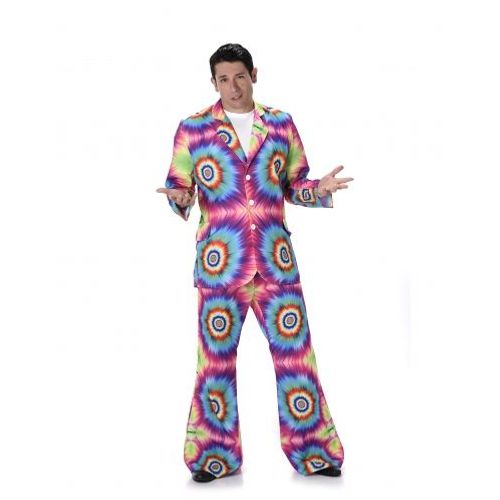 Déguisement Hippie Psychédélique Homme, Taille Large