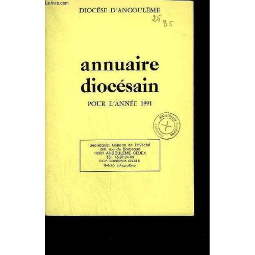 Annuaire Diocesain Pour L Annee 1991