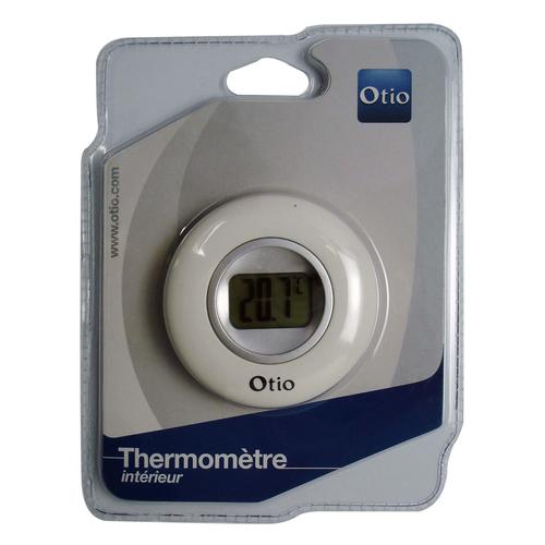 2€91 sur Otio thermomètre d'intérieur avec écran LCD 77 mm blanc