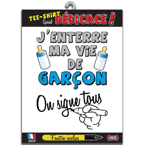 T-Shirt Enterrement De Vie De Garçon - 55701 - Taille Unique - Port 0¿