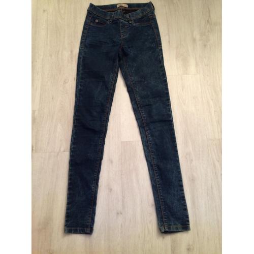 Jean Pull And Bear Jegging T36 Bleu 