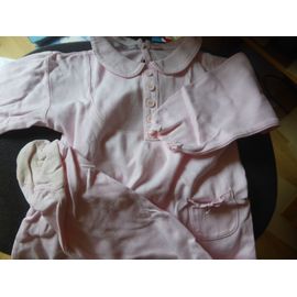 Pyjama 3 Suisses Coton 2 Ans Rose