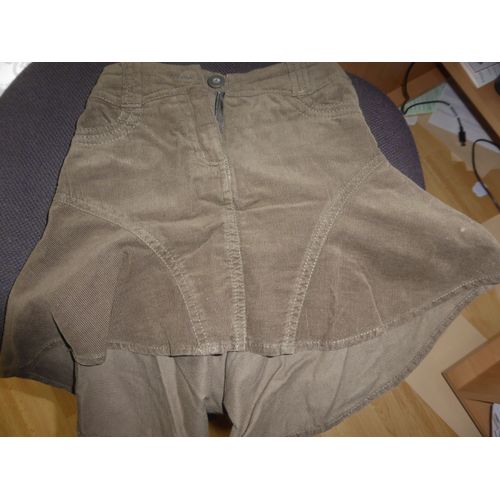 Jupe Tape À L 'oeil . Coton 4 Ans Marron 