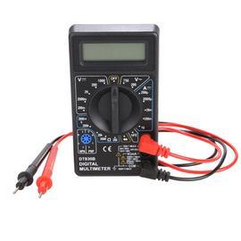 Multimètre Numérique LCD, Haute Qualité Voltmètre Ampèremètre Ohmmètre,  Portable Digital Testeur Electrique Mesure Tension Courant Continuité