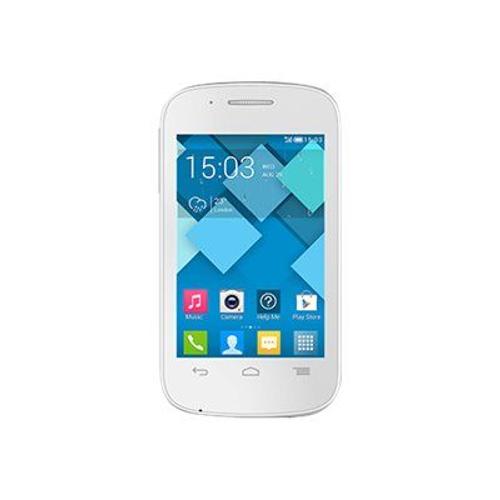 Alcatel One Touch POP C1 4015D 4 Go Double SIM Blanc uni