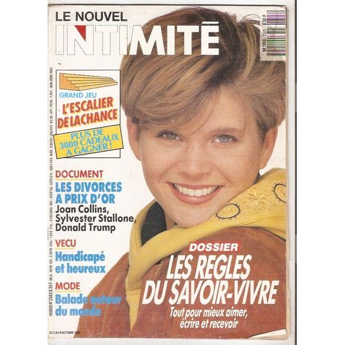 Donald Trump 1/2p/ Articles Photos Stallone / Joan Collins / Ken Wahl / Bourvil / Emmanuelle Mottaz /  2343 