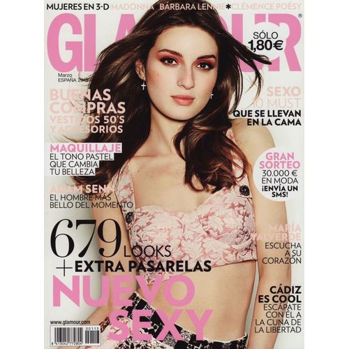 Glamour (Espana) / 03-2012 N°113 : Madonna (5p) - Lady Gaga (2p) - Marina Abramovic (5p)