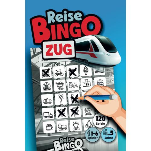 Reise Bingo Zug: Das Reisespiel Gegen Langeweile Bei Zug-Fahrten, Urlauben, Reisen Und Ausflügen Mit Der Bahn | Beschäftigung Für Kinder Ab 5 Jahre