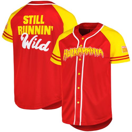 Maillot De Baseball Hulk Hogan Rouge Pour Hommes