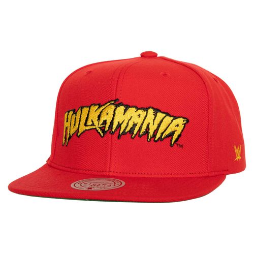 Casquette Snapback Rouge Hulk Hogan Hulkamania De Mitchell & Ness Pour Hommes