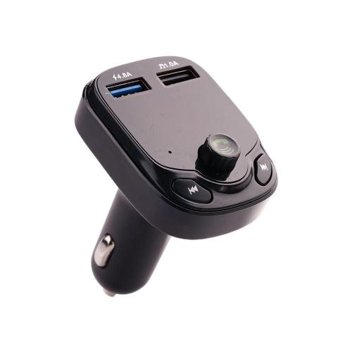 Chargeur De Voiture Double Usb Noir, Taille Unique, Transmetteur Sans Fil Bluetooth 5.0fm, Autoradio