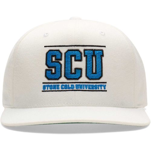 Casquette Snapback Steve Austin "Stone Cold" Blanche Chalk Line Pour Hommes