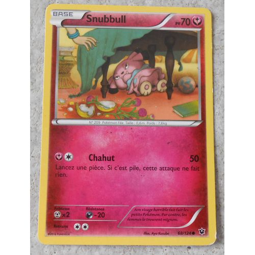 Pokémon - 68/124 - Snubbull - Xy - Impact Des Destins - Commune