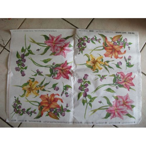 Papier À Découper Fleur De Lys