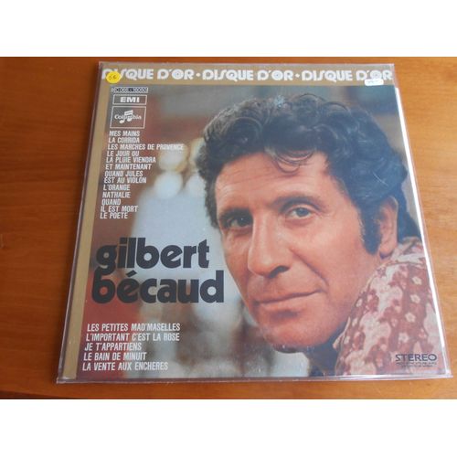 Le Disque D Or De Gilbert Becaud