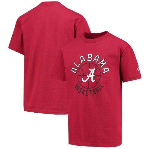 Champion De La Jeunesse Crimson Alabama Crimson Tide T-Shirt De Basket-Ball