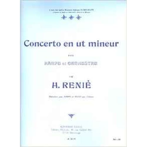 Concerto En Ut Mineur - Réduction Pour Harpe Et Piano