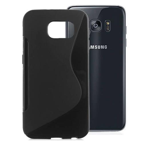 Coque Gel Silicone S-Line Pour Samsung Galaxy S7 Edge G935f / G935fd - Noir