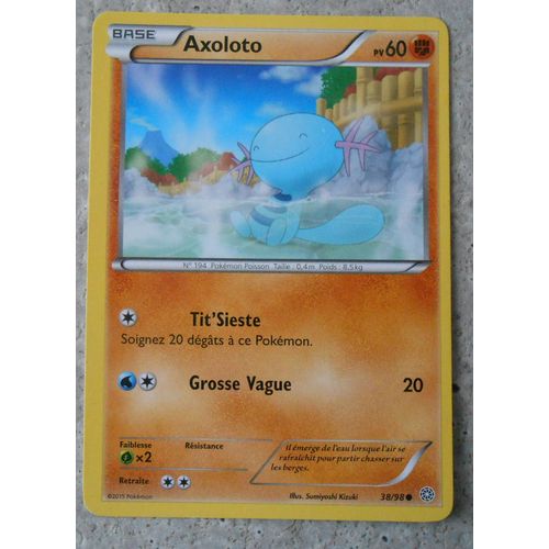 Pokémon - 38/98 - Axoloto - Xy - Origines Antiques - Commune