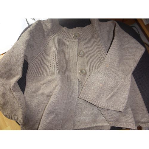 Gilet Cfk . Coton 4 Ans Marron 