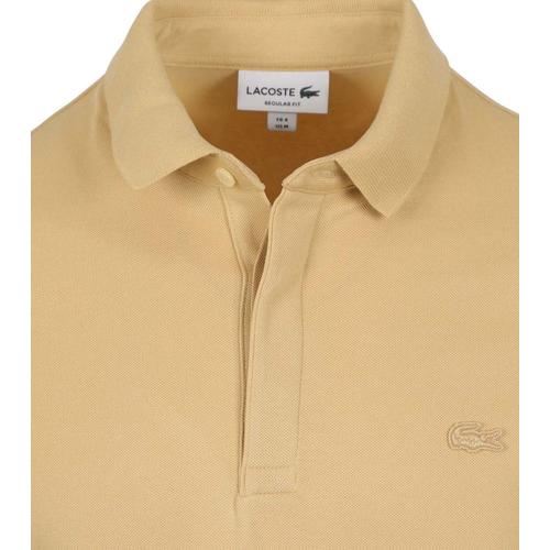 Polo Lacoste Pique Paris Beige Taille L