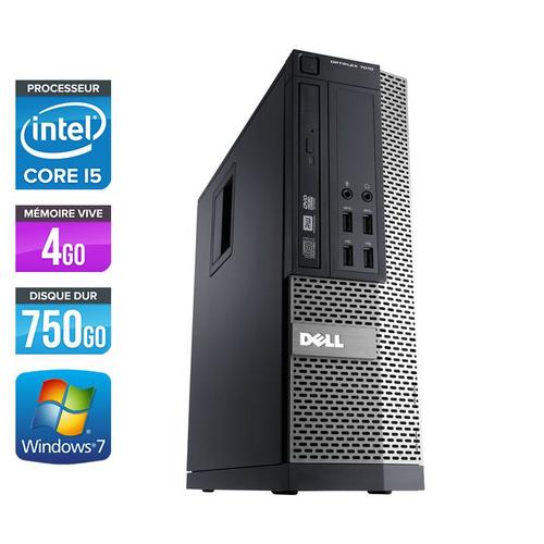 Dell Optiplex 790 SFF - Intel Core i5-2400 / 3.10 GHz - RAM 4 Go - HDD 750 Go - DVD - GigaBit Ethernet - Windows 7 Professionnel
