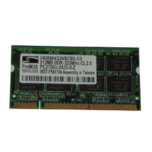 512Mo RAM PC Portable SODIMM ProMOS V826664G24SCSG-C0 DDR1 PC-2700
