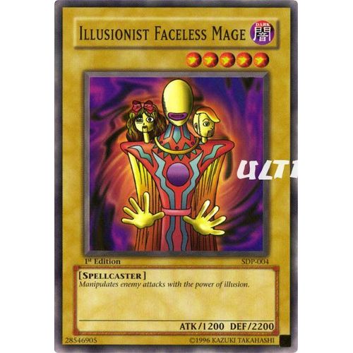 Yu-Gi-Oh! - Sdp-004 - Illusionist Faceless Mage - Commune