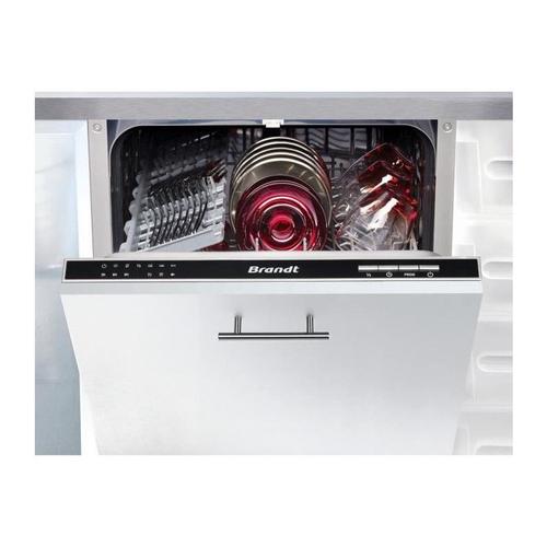 Brandt VS1010J - Lave vaisselle Noir - Intégrable - largeur : 44.8
