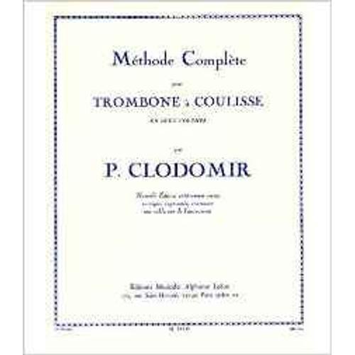 Méthode Trombone À Coulisse Volume 1