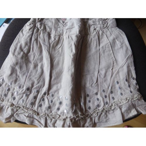 Jupe Kidkanaï . Coton 4 Ans Beige