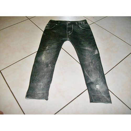 Legging Polyester 5 Ans Gris Effet Jean ....
