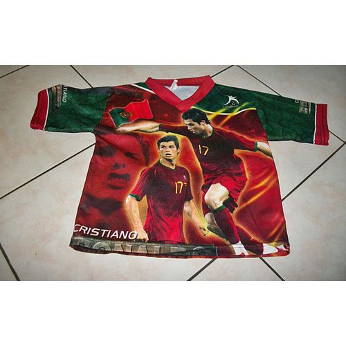 T-Shirt Cristiano Ronaldo Seleçao Polyester 2 Ans Rouge ....
