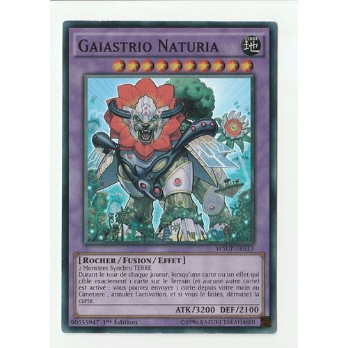 Yu-Gi-Oh! - Wsup-Fr033 - Gaiastrio Naturia - Super Rare