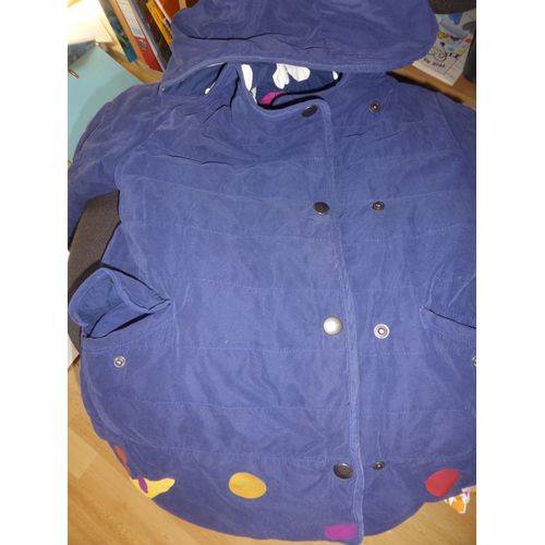 Manteau Du Pareil Au Même . Polyester 6 Ans Bleu Foncé