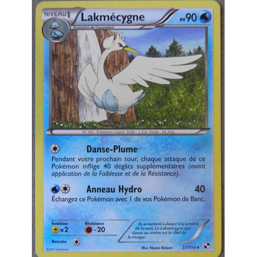 Pokemon - Lakmécygne - 37/114 - Rare