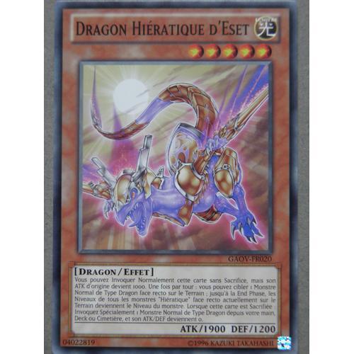 Yu-Gi-Oh - Dragon Hiératique D'eset - Gaov-Fr020 - Commune