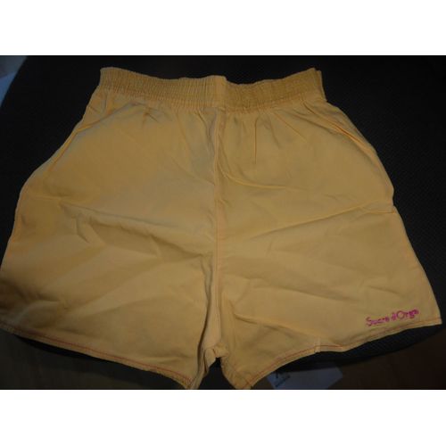 Short Sucre D'orge . Coton 18 Mois Jaune